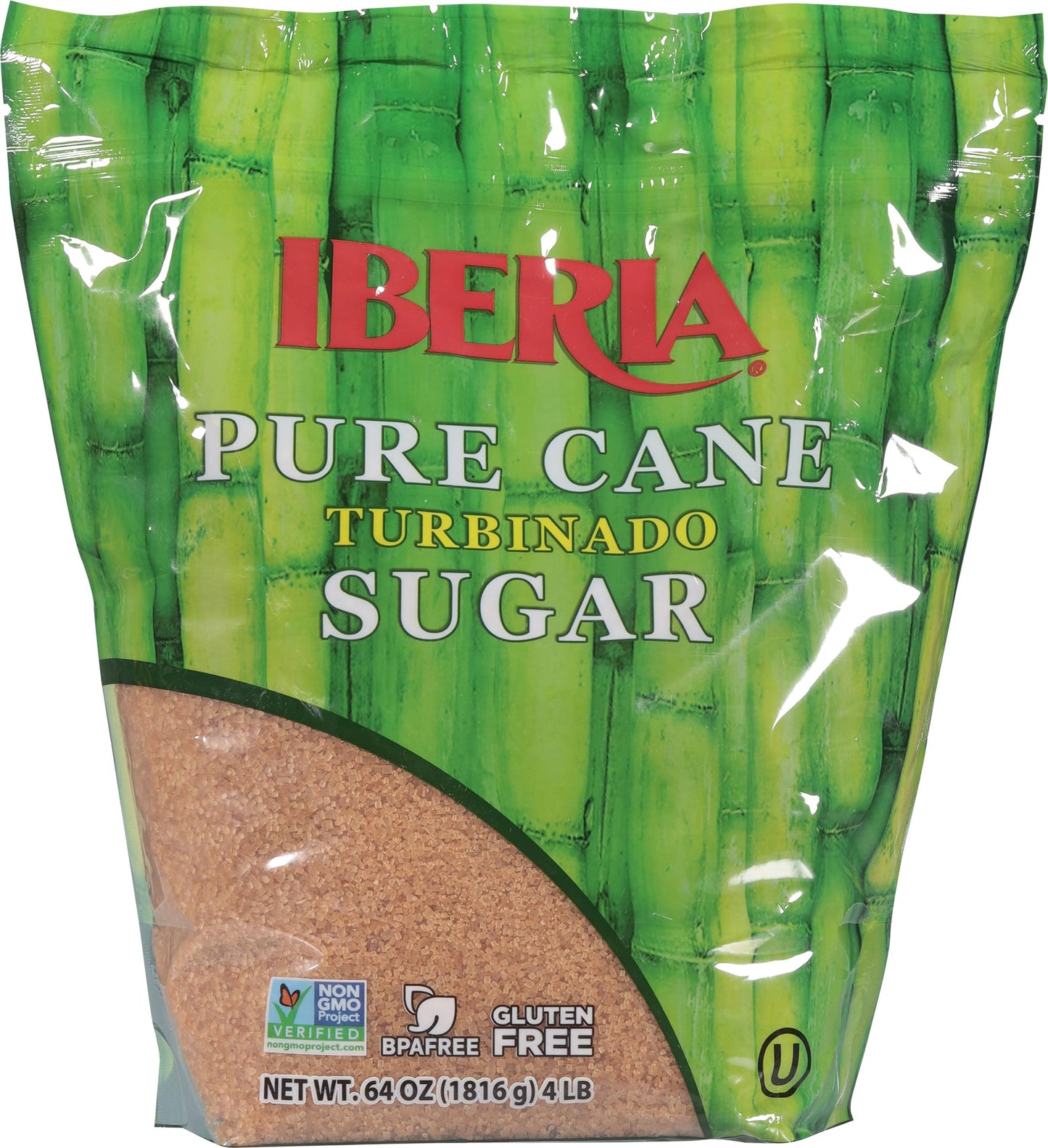 Iberia Pure Cane Turbinado Sugar, 4 Lb.