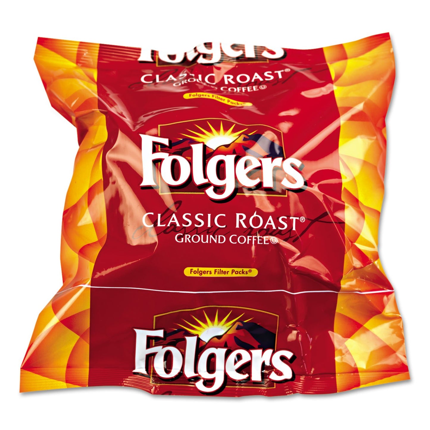 Folgers 06114 Coffee Filter Packs, Classic Roast, .9oz, 160/Carton