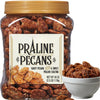 Signature Praline Pecans 2.5 lbs, Fancy Pecans with Sweet Praline Coating, Crunchy, Buttery, Gourmet Snack Item 1209607