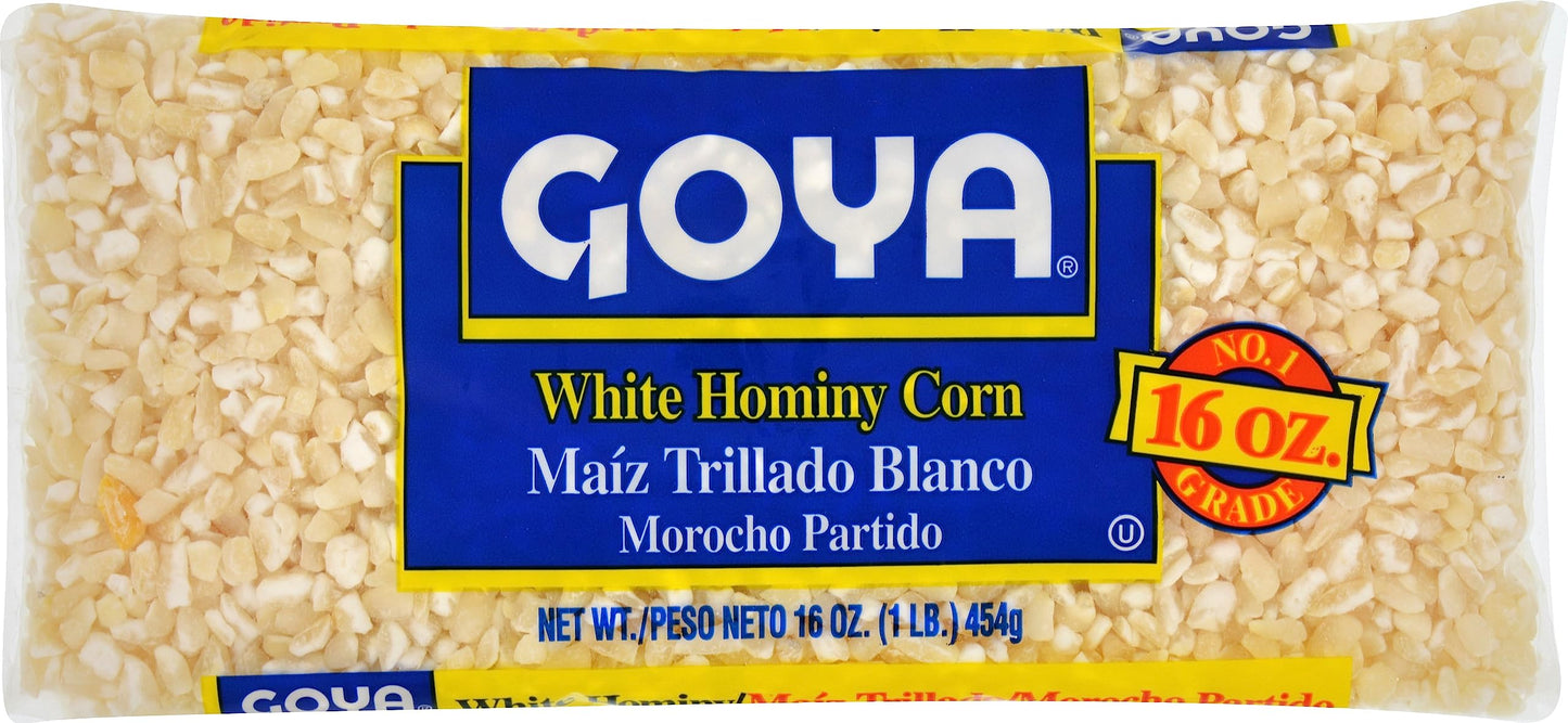 Goya Foods White Hominy Corn, 16 Oz