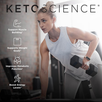 KETO SCIENCE Keto Meal Shake, Plant Based Protein, Chocolate Cream, 15.2 Ounce, Complete Meal Replacement, 14 Servings