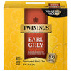 Twinings Earl Grey Black Tea, 100 Individually Wrapped Tea Bags, Flavoured With Citrus and Bergamot, Caffeinated, Enjoy Hot or I