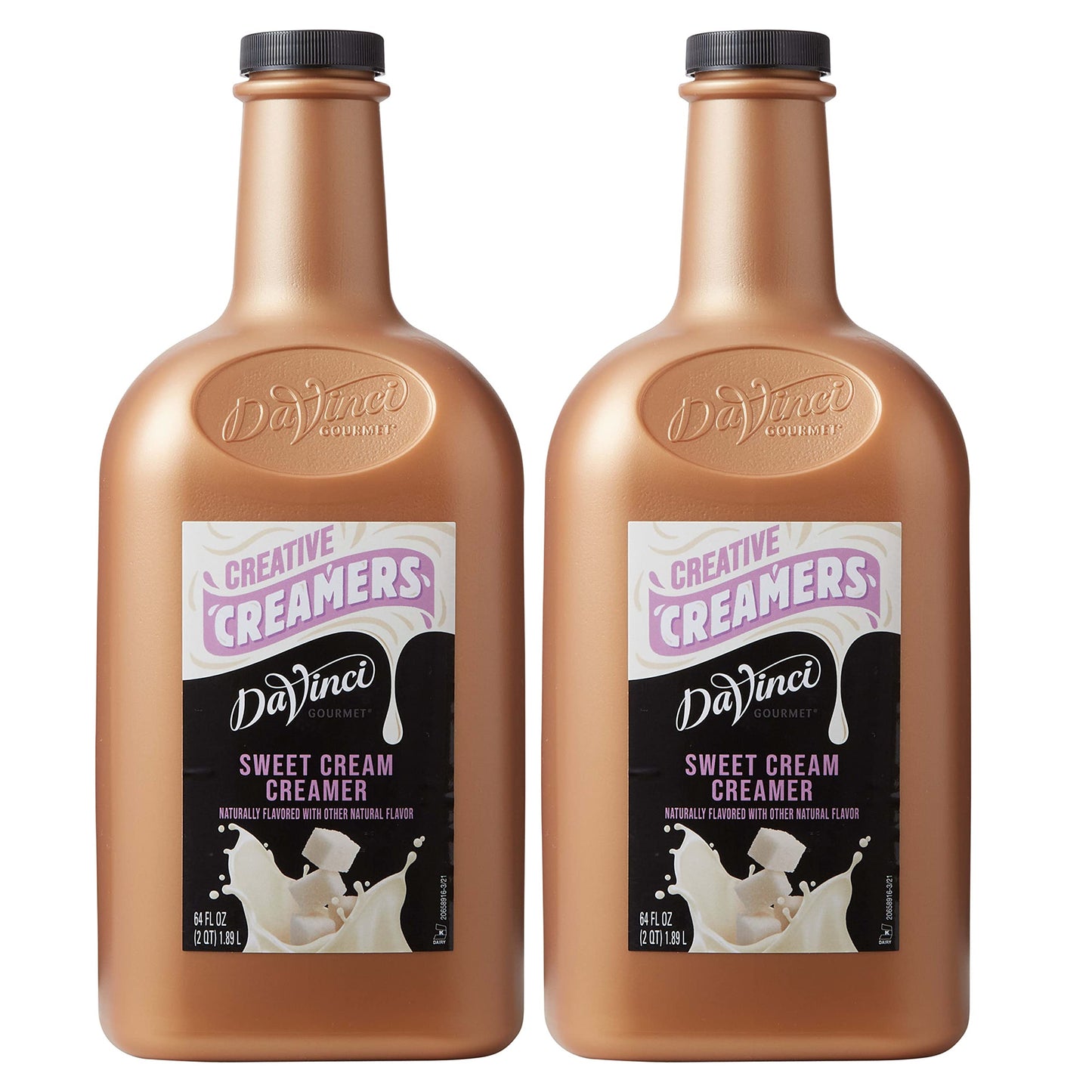 Davinci Gourmet Sweet Cream, Coffee Creamer, 64 Fluid Ounce (Pack Of 2)