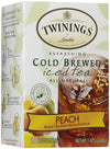 Twinings Peach Cold Brewed Iced Tea, 20 Count Box (Pack Of 2)
