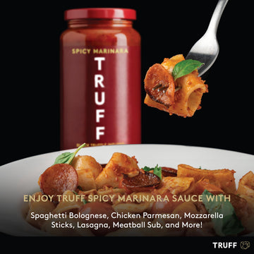 TRUFF Pasta Sauce, Black Truffle Spicy Marinara | Tomato Sauce for Pasta, Pizza, and More | Non-GMO, Vegan, Pack of 2 (Spicy Mar