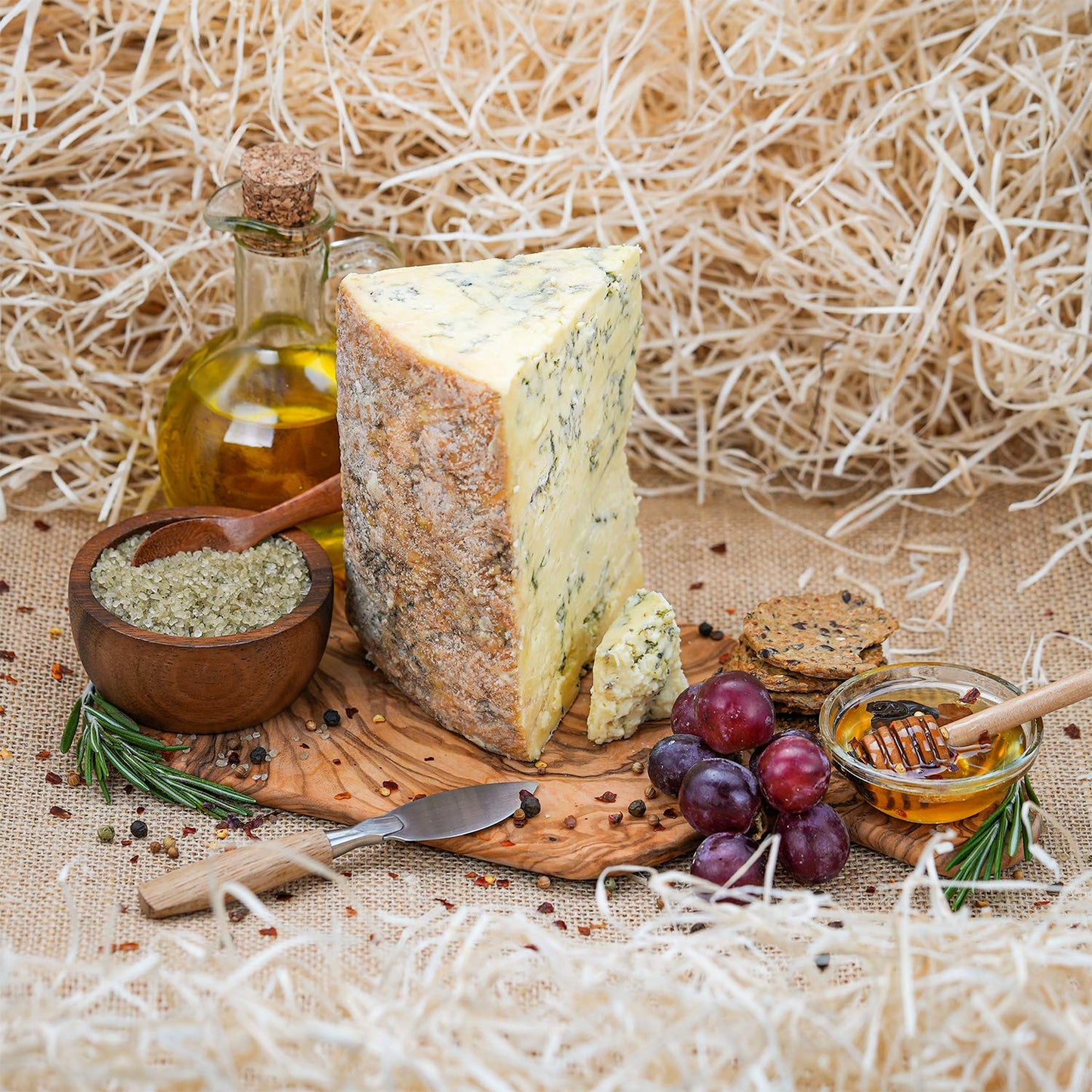 MARKYS English Cheese Blue Stilton - 1 lb (454 g) - Overnight Guaranteed
