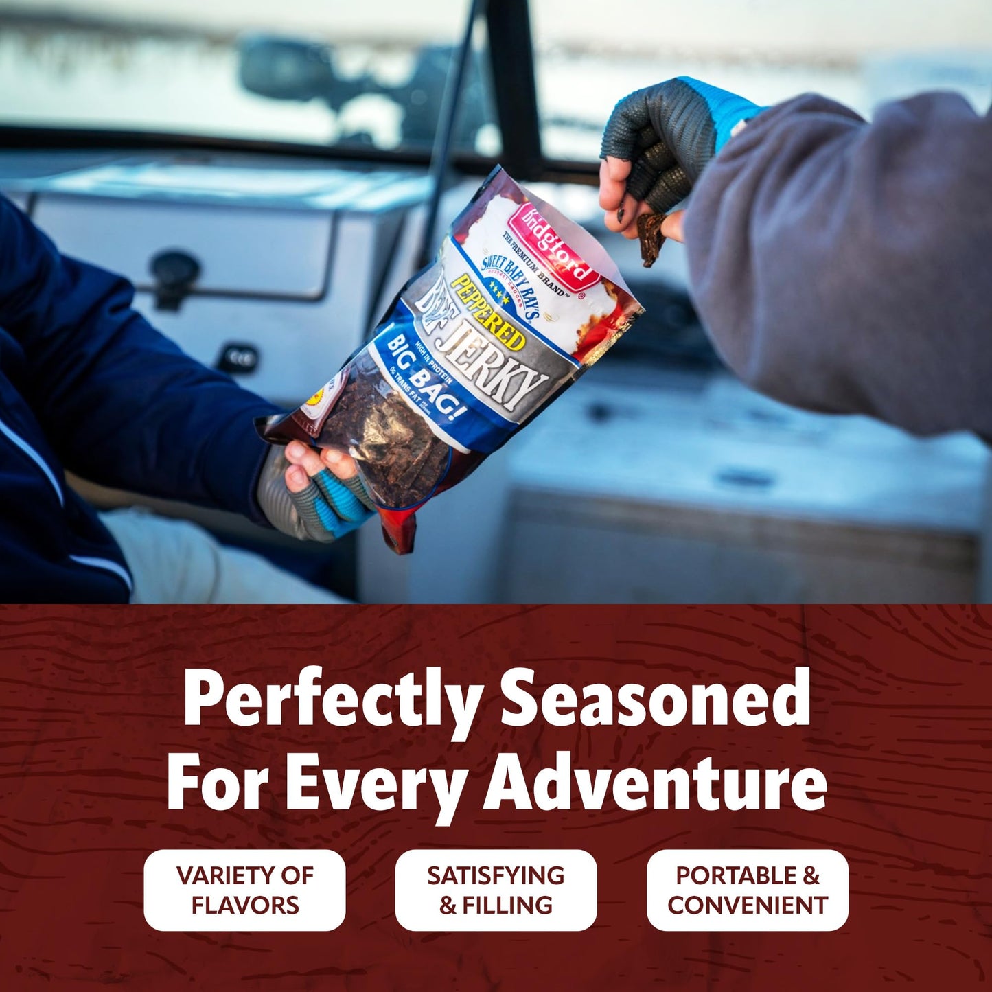 Bridgford Sweet Baby Rays Beef Jerky Original 3.25 Oz Pack Of 6 - Healthy High Protein Beef Jerky For Your Dietary Preferences -