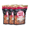 Malt Drink Nuts Habanero Bar Mix - Fiery Hot Habanero Mix Of Peanuts Corn Sticks & Insane Grain - 20Oz Resealable Bag (Pack Of 3)