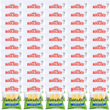 Boulder Canyon Classic Sea Salt Kettle Style Potato Chips with Avocado Oil, Gluten Free, 1.25 Ounce (Pack of 55)