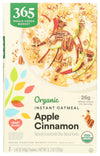 365 by Whole Foods Market, Organic Apple Cinnamon Instant Oatmeal 8 Pack, 11.3 Ounce