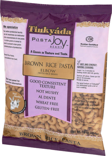 Tinkyada Brown Rice Elbow Pasta, 16 Oz