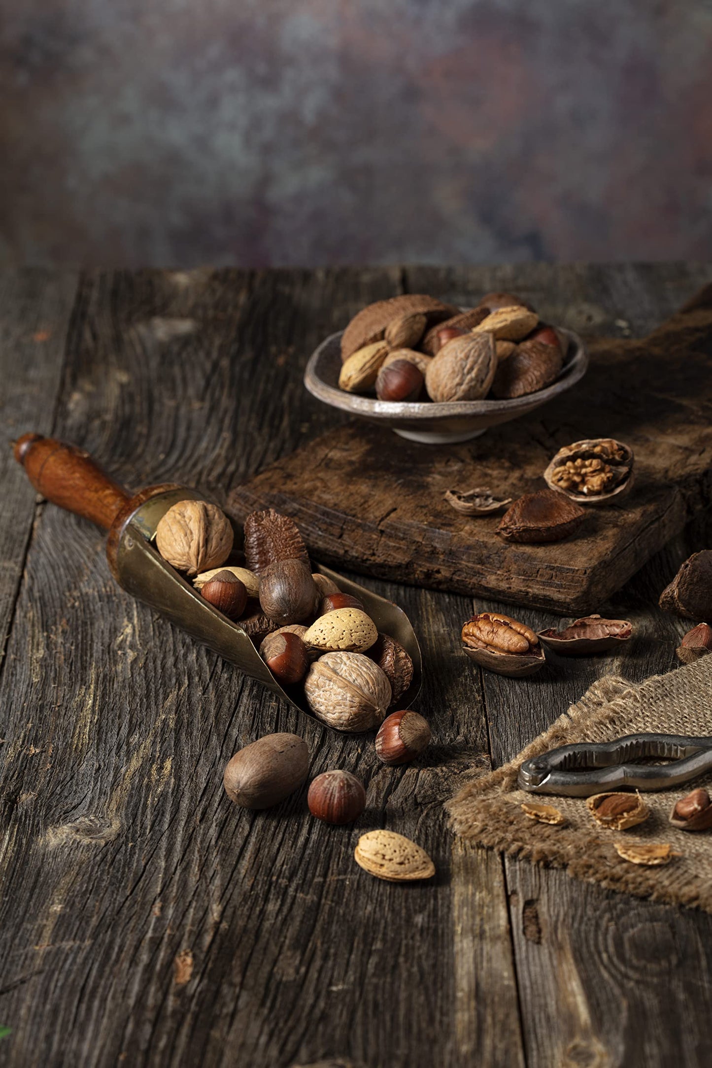 NUTS U.S. - Mixed Nuts In Shell (Almonds Walnuts Hazelnuts Pecans Brazil Nuts) | No Added Colors and No Artificial Flavors | Fresh Buttery Taste and Raw |Packed In Resealable Bags!!! (6 LBS)