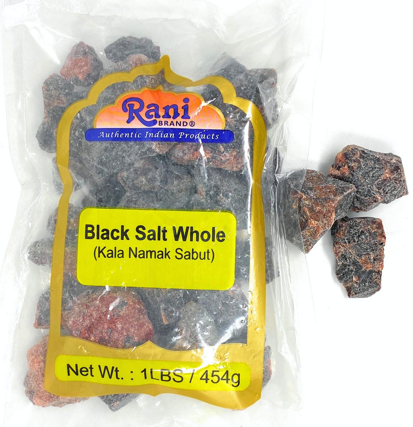 Rani Black Salt Raw Whole (Kala Namak) Mineral 16Oz (1Lb) 454G ~ Unrefined, Pure And Natural | Vegan | Gluten Friendly | Non-Gmo | Indian Origin | Perfect For Tofu Scramble