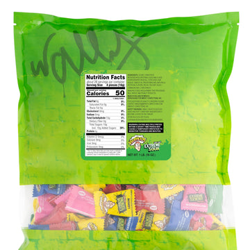 Warheads - Extreme Sour Hard Candy - Sour Apple, Black Cherry, Blue Raspberry, Lemon & Watermelon Flavors - 1Lb. Bulk Bag