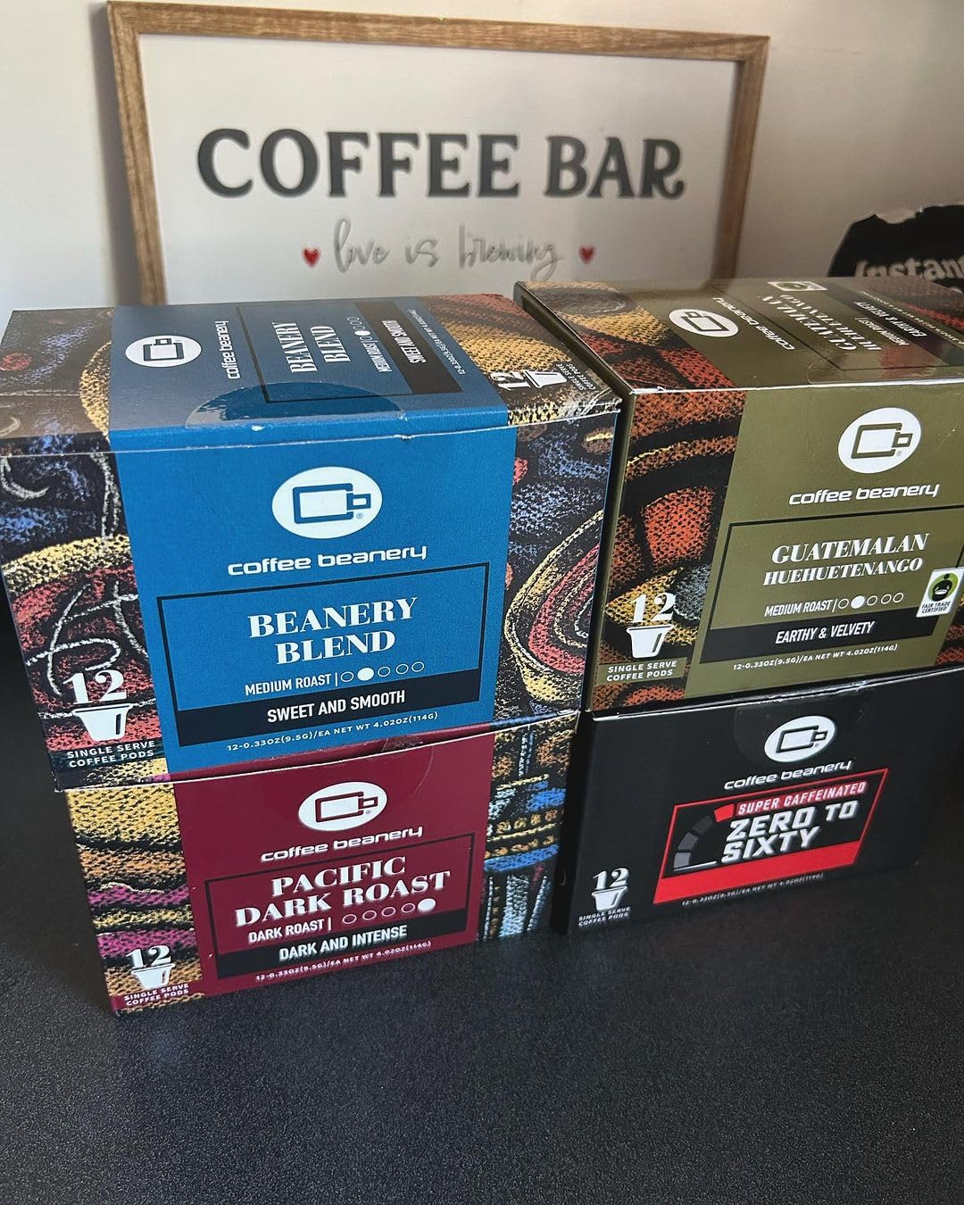 Beanery Blend Single Serve Coffee Pods | 12Ct | 100% Specialty Arabica Coffee