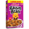Kellogg's Raisin Bran Breakfast Cereal, Fiber Cereal, Family Breakfast, Large Size, Original, 20.9oz Box (1 Box)