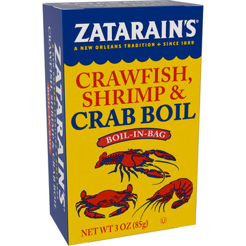 Zatarain'S Crawfish, Shrimp & Crab Boil, 3 Oz (Pack Of 6)