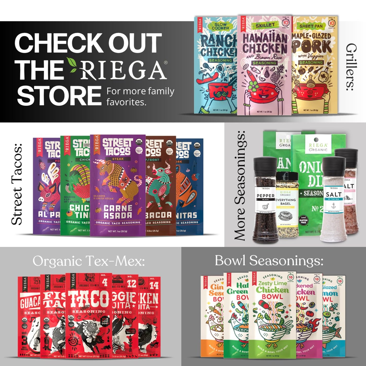 Riega Large Black Pepper Grinder, Bulk Size Holds More Peppercorns, 5.8 Ounce (Pack Of 1)