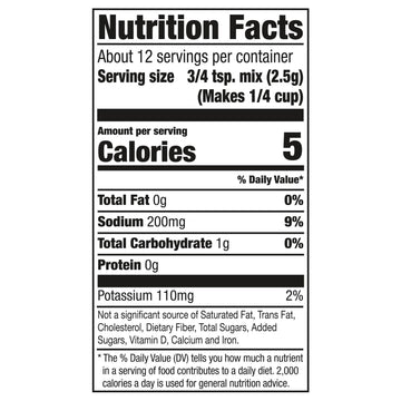 McCormick 30% Less Sodium Au Jus Gravy Mix 1 oz (Pack of 12)