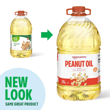 large online retailer Grocery Peanut Oil, 128 Fl Oz, Pack of 1, Previously large online retailer Fresh