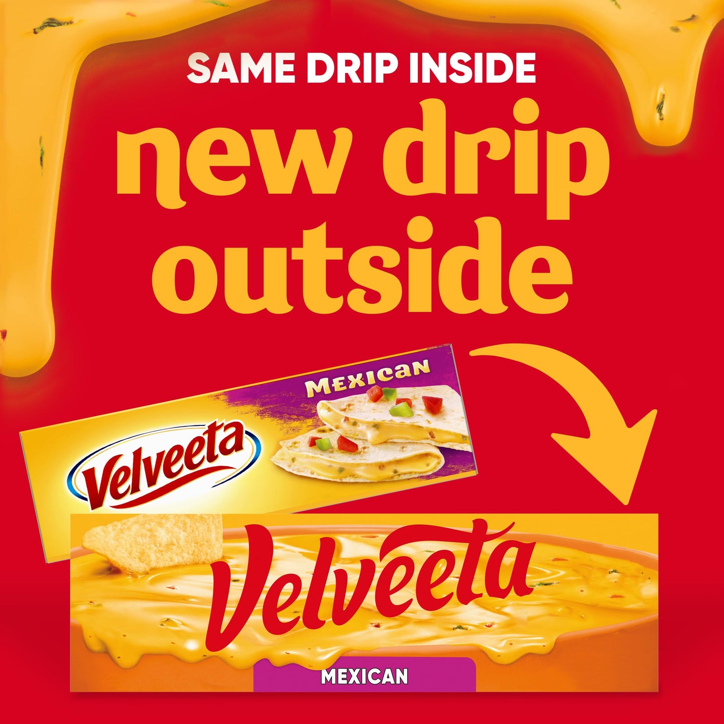 Kraft Velveeta Mexican Cheese 16Oz Loaves (Pack Of 3)