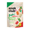 Snak Club Tajin Gummy Bears, Assorted Fruit Candy Gummies with Chili and Lime Seasoning, Mild, Gluten-Free and Vegan Snacks, 9 o