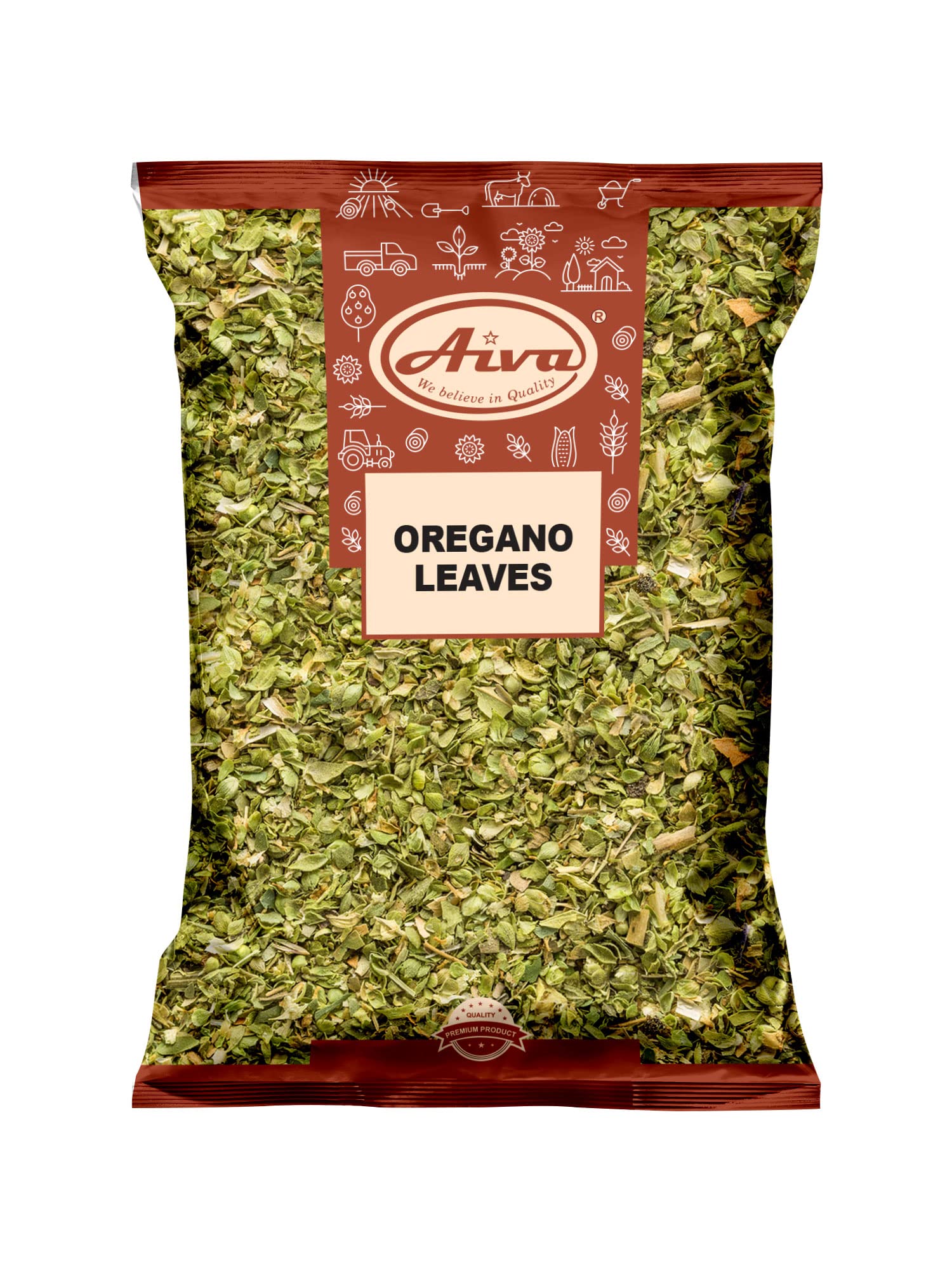 Aiva Dried Oregano Leaves (3.5 oz Bulk) - Premium Herb for Cooking, Seasoning, and Flavoring