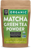 Fgo Organic Matcha Green Tea Powder, Japanese Culinary Grade, Resealable Kraft Bag, 16Oz, Packaging May Vary (Pack Of 1)