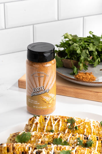 Olde Thompson Elote Seasoning, Sweet Corn Flavor With Chili And Parmesan, 6.4 Ounce