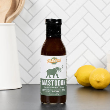 KC Natural Mastodon Paleo AIP BBQ Sauce, 14oz - Gluten-Free, All-Natural Ingredients, Perfect for BBQ Lovers