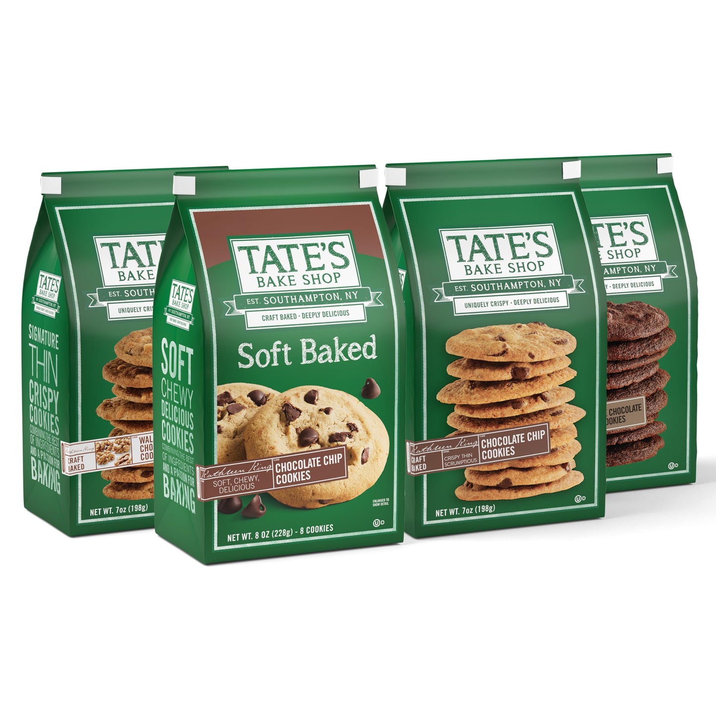 TateS Bake Shop Chocolate Chip Cookies Variety Pack 4 Bags