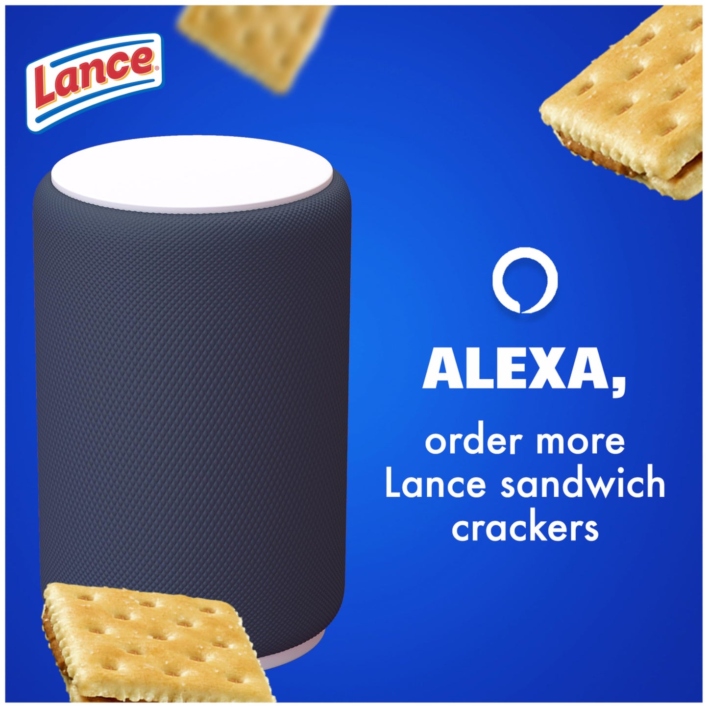 Lance Sandwich Crackers, Captains Wafers Peanut Butter and Honey, 8 Packs, 6 Sandwiches Each