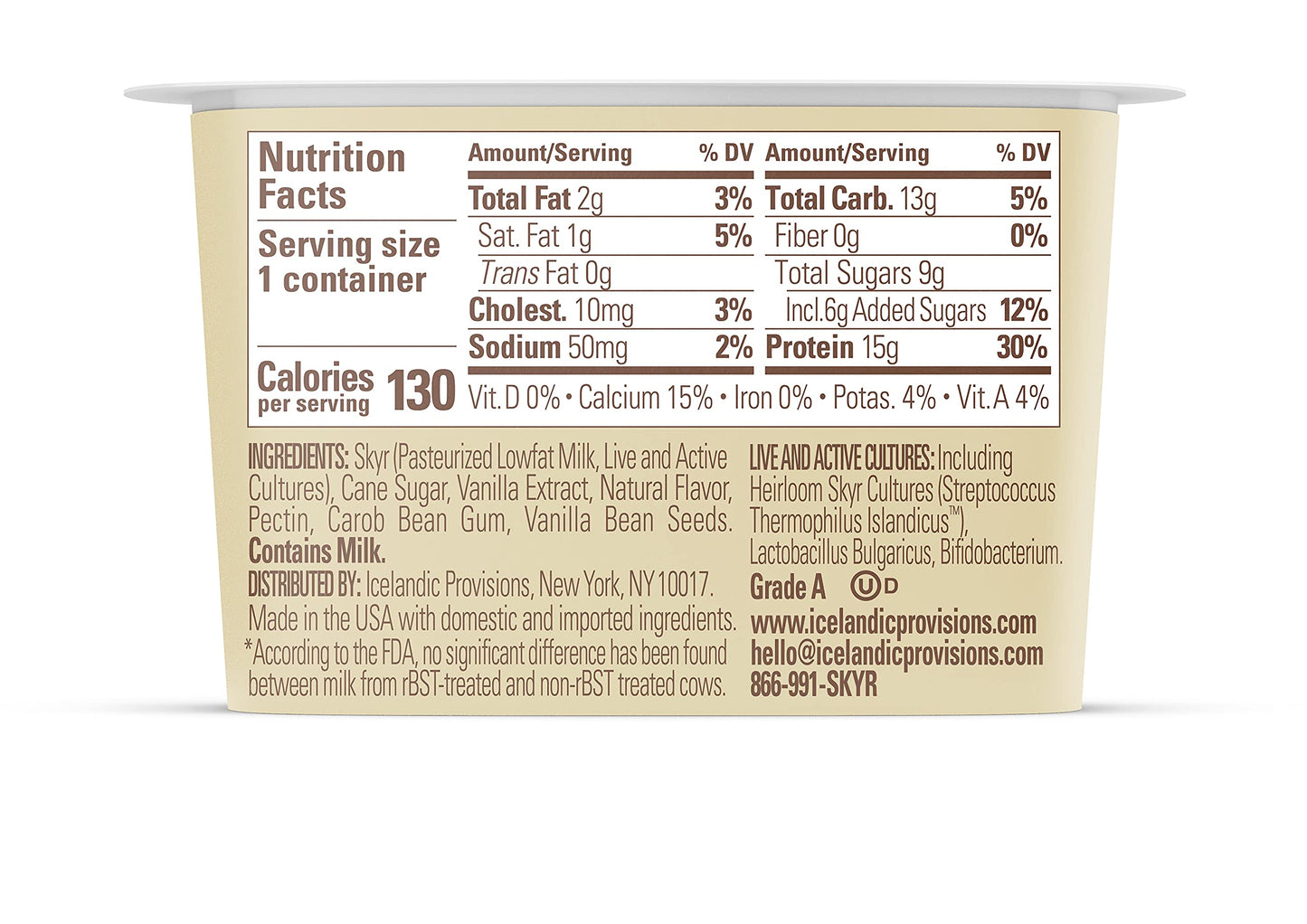 Icr Prov Skyr Vanilla (12X5.30)