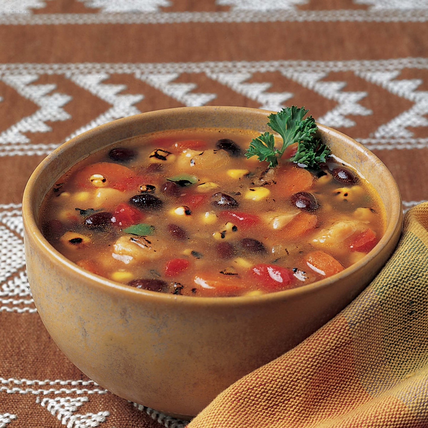Amys Soup, Vegan Fire Roasted Southwestern Vegetable Soup With Organic Black Beans, Gluten Free, Canned Soup, 14.3 Oz (12 Pack)