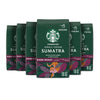 Starbucks Ground Coffee, Dark Roast Coffee, Sumatra, 100% Arabica, 6 Bags (18 Oz Each)
