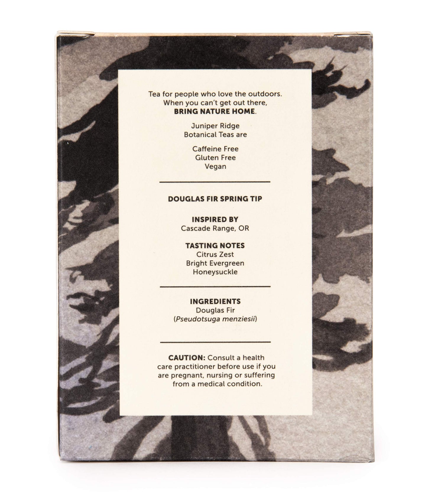 JUNIPER RIDGE Douglas Fir Botanical Tea - Citrus Zest & Honeysuckle - 20 Unbleached Teabags - Vegan, Caffeine Free, Gluten Free