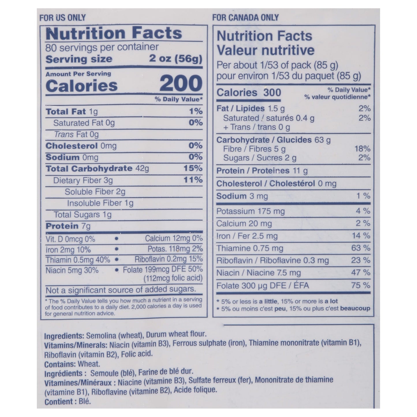 Barilla 20 Lb. Thin Spaghetti Pasta, 20 Pound