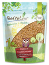 Food to Live Buckwheat Kasha, 1 Pound - Grechka, Toasted Whole Groats, Made from Hulled Seeds, Kosher, Bulk. Rich in Dietary Fib