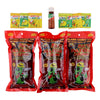 Chamoy Pickle Kit With Tajin, Lemon & Lime By Happy Packs | Pepinillos Con Chamoy | Includes 3 Chamoy Pickles | Mexican Candy Va