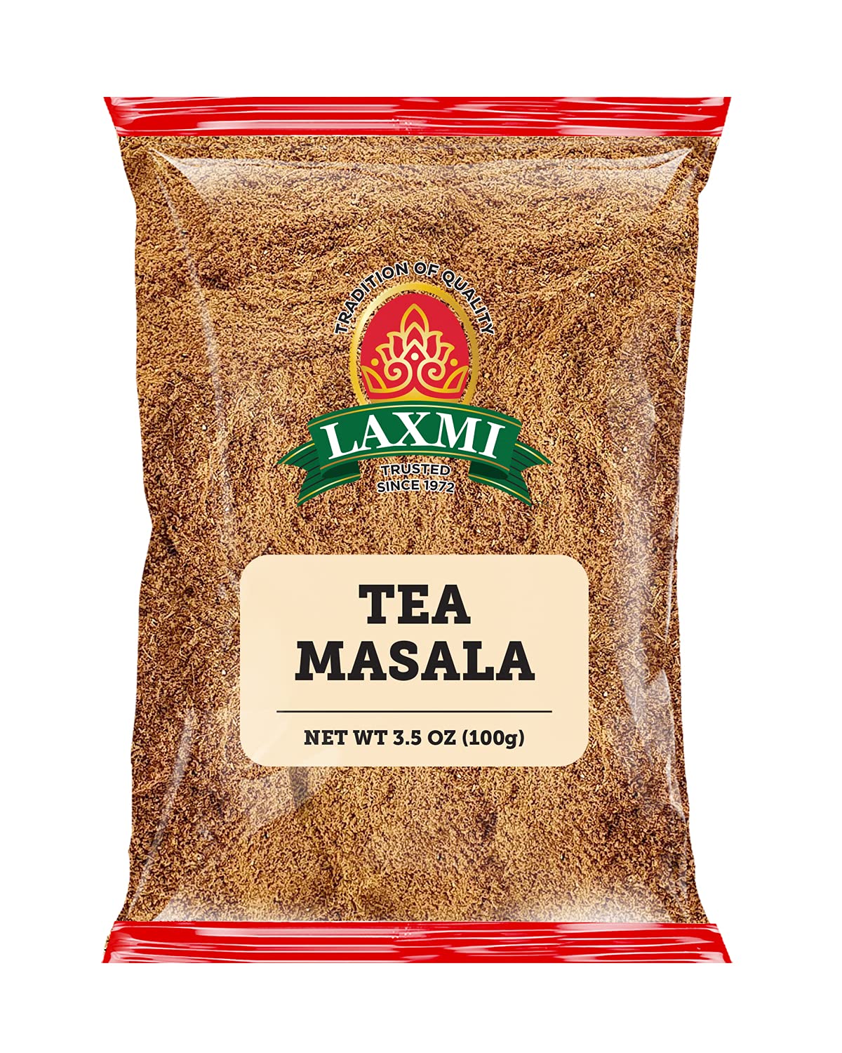 Laxmi Natural Tea Masala - Traditional Indian Tea Masala - 3.5Oz (100G)