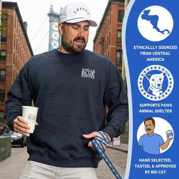 Stella Blue Fresh K Cup Coffee Pods - Big Cat Blend - 100% Arabica Medium Roast - Ethically & Sustainably Sourced From Central A