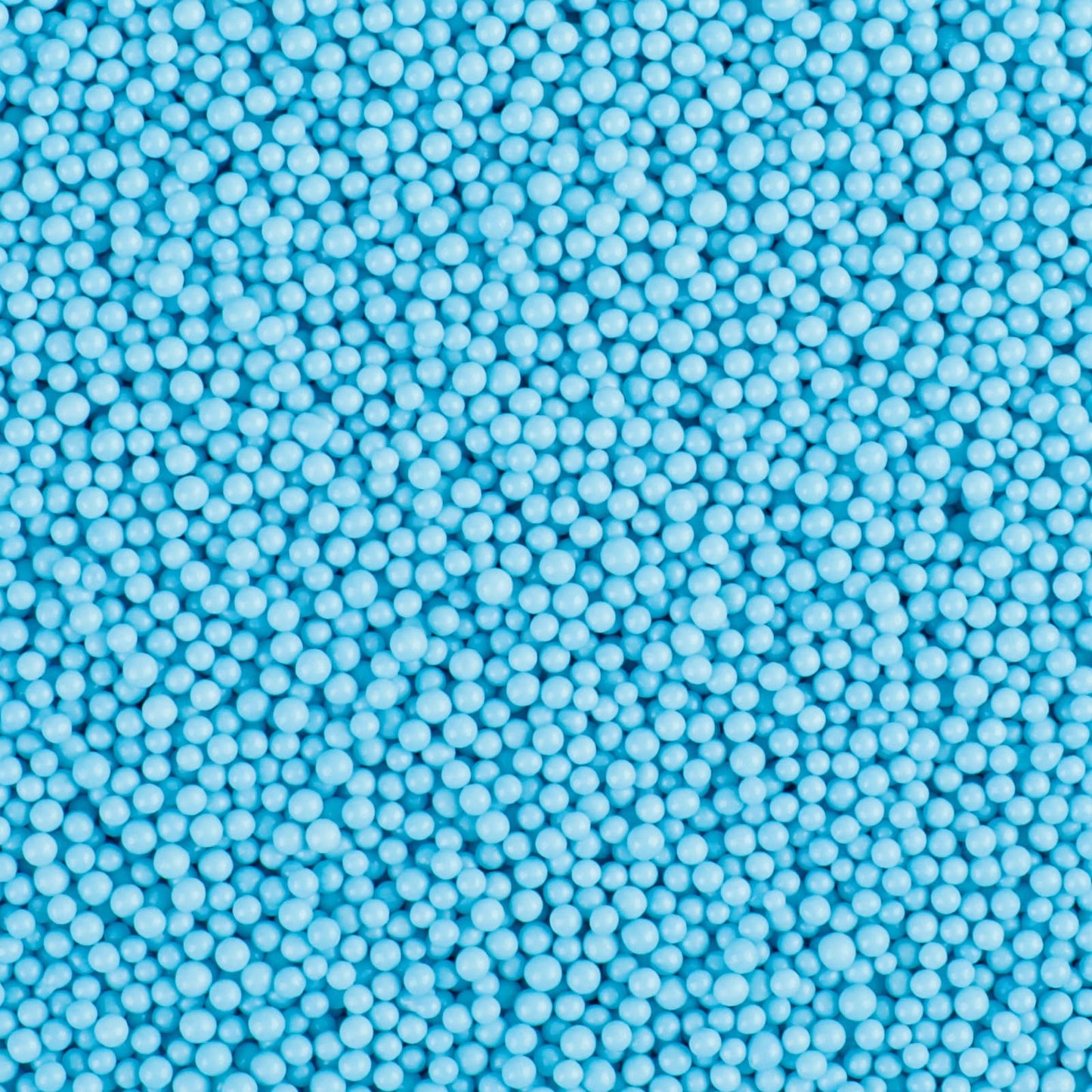 Light Blue Nonpareils Sprinkles - 2mm Edible Mini Pearl Sprinkles for Cake Decorating, Cupcake, Cookie, Baking, Donuts, Ice Crea