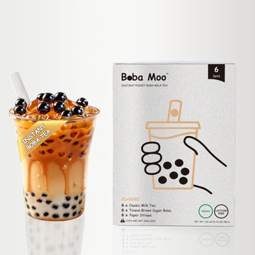 Boba Moo Premium Boba Tea Kit With Classic Milk Tea Flavor - Only 10,000 Kits Yearly, Small Batch Bubble Tea Kit With Exceptiona