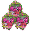 Sour Slaps Sour Candy Belts 3-Pack - Vegetarian, Chewy, Extreme Sour Kick, 8 Flavors Available, Strawberry Variant, Multi-color