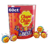 Chupa Chups ‘Best Of’ Lollipop Assortment, 5 Flavors, Individually Wrapped Candy For Kids, 25.3 Oz Drum (60 Suckers)