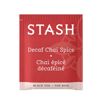 Stash Decaf Chai Spice Black Tea - Non-GMO, 18 Count (Pack of 6), 108 Bags Total