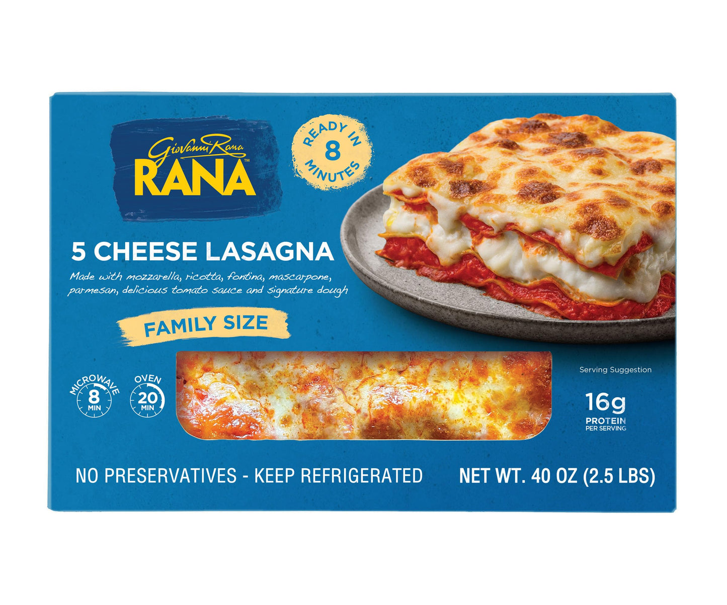 Rana Five Cheese Lasagna 40 oz
