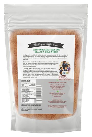 Jiva Organics Organic Garam Masala Powder - Non-GMO, Salt Free, 7 Ounce