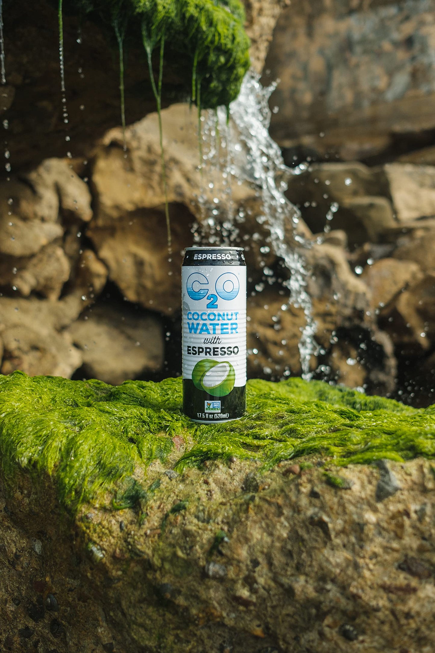 C2O Pure Coconut Water With Espresso | Plant Based | Non-Gmo | Dairy Free | Essential Electrolytes | 17.5 Fl Oz (Pack Of 12)