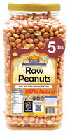 Rani Peanuts, Raw Whole With Skin (uncooked, unsalted) 96oz (6lbs) 2.72kg Bulk PET Jar ~ All Natural | Vegan | Gluten Friendly |